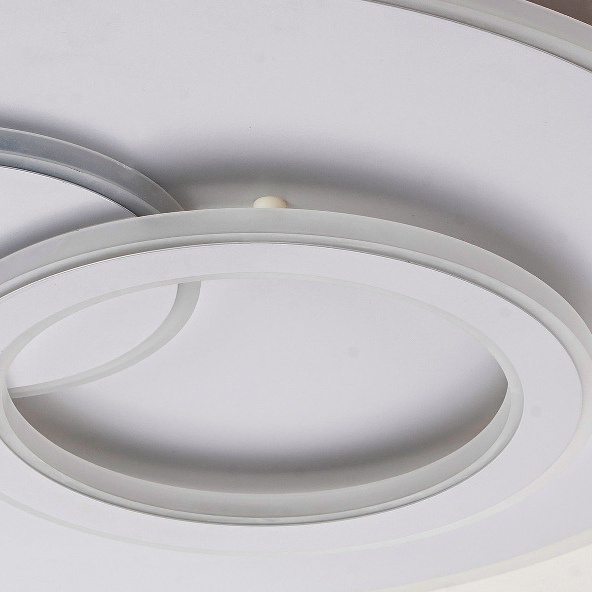 Lustra LED cu telecomanda NOLUX 34W, Rotunda, lumina Rece/Calda/Neutra, Dimabila, Alb, imaginea 7
