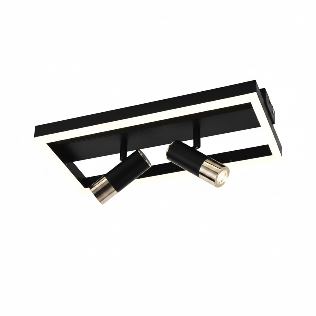 Proiector LED cu telecomanda Reglabil ROHAN 26W, lumina Rece/Calda/Neutra, Dimabila, Negru