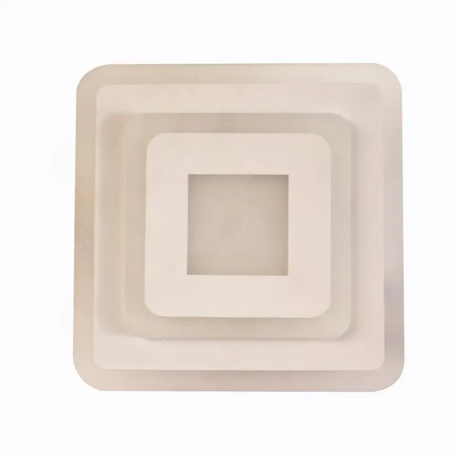 Lustra LED MORNIKA 14W, Diametru 25cm, Patrata, lumina Neutra, Alb, imaginea 4