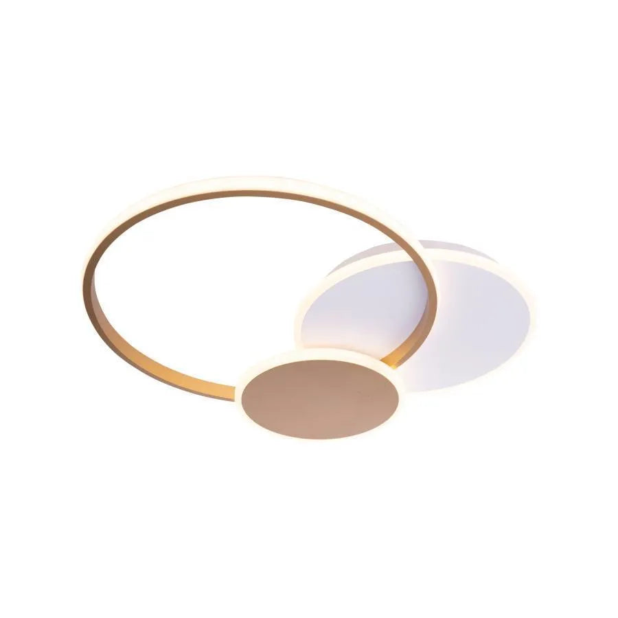 Lustra LED cu telecomanda KILLIAN 46W, 3 Cercuri, lumina Rece/Calda/Neutra 3000K/4000K/6000K, Dimabila, Auriu Alb, imaginea 5