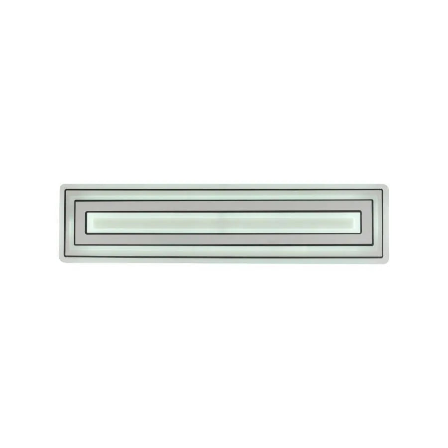 Lustra LED CHLOE 100W, Liniara, lumina Rece/Calda/Neutra, Alb Negru