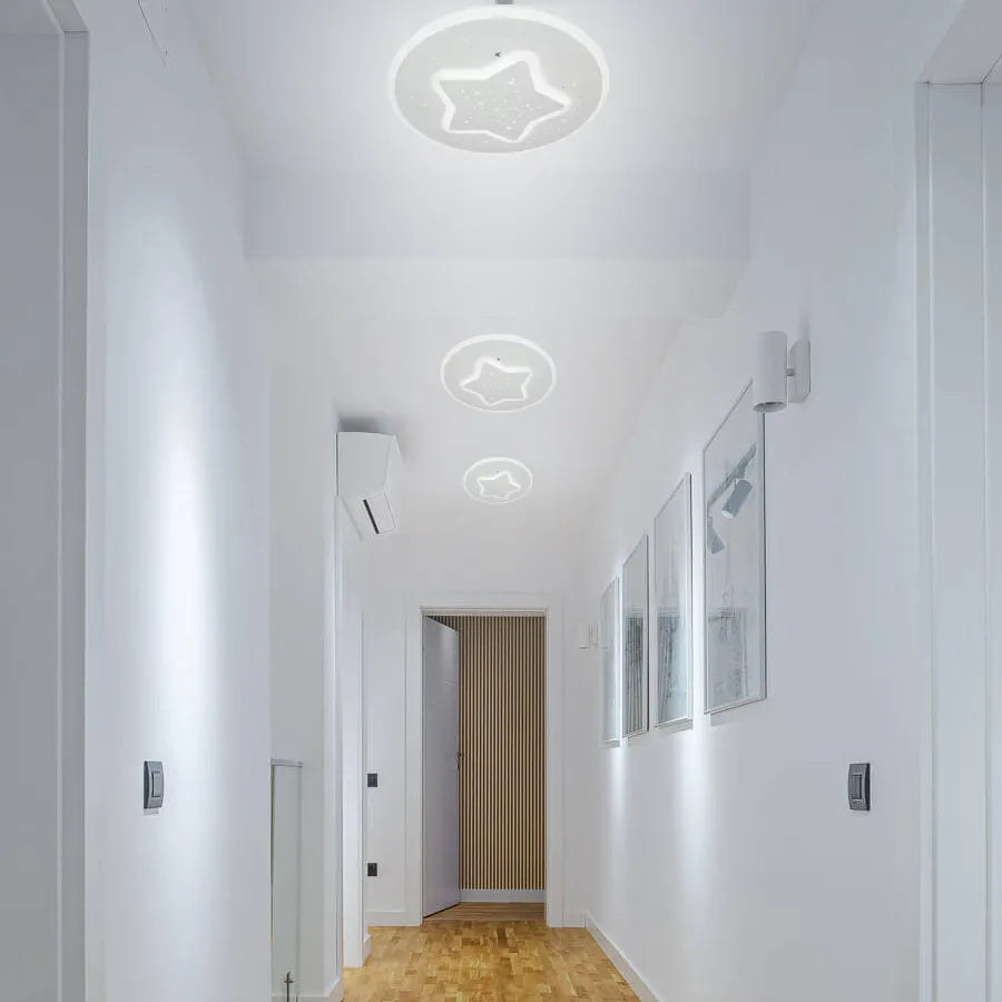 Lustra LED HEATH STEA, 35W, Diametru 20cm, lumina Neutra, Alb, imaginea 1