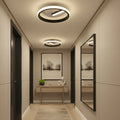 Lustra LED VICTORIA 19W, Rotunda, lumina Rece/Calda/Neutra, Negru, Alb