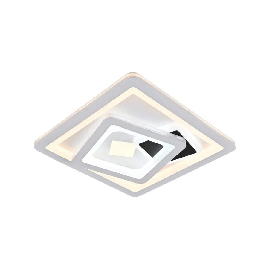 Lustra LED JULIETTE 36W, lumina Rece/Calda/Neutra, Alb