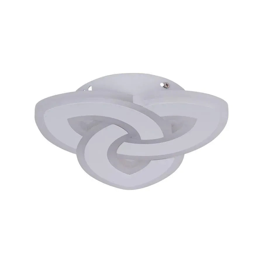Lustra LED SAGEATA 48W, Diametru 20cm, lumina Rece/Calda/Neutra, Alb, imaginea 4