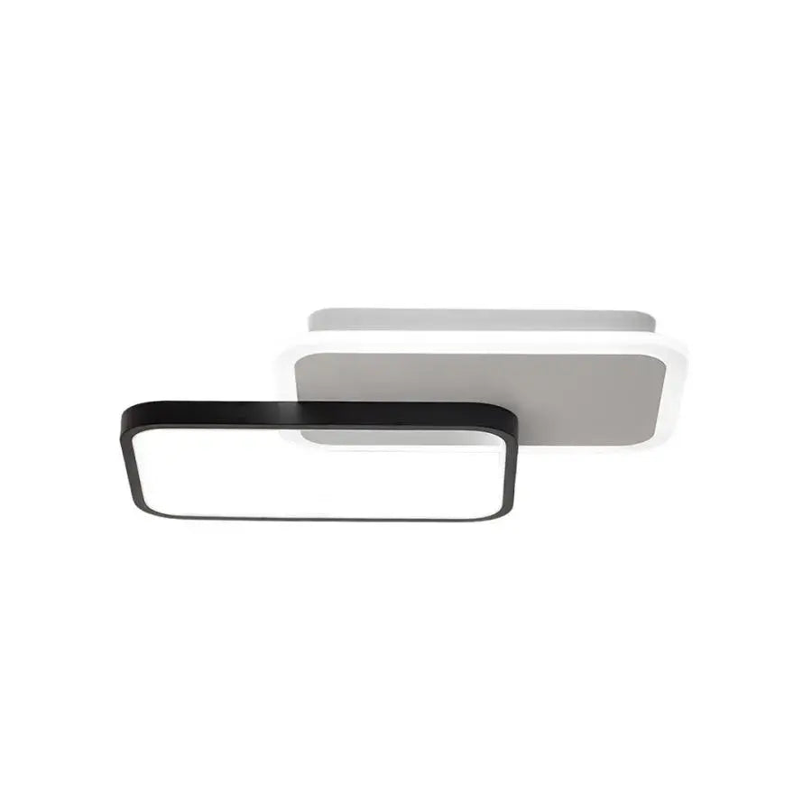 Lustra LED CAROLINA 31W, 2 Elemente, lumina Rece/Calda/Neutra, Negru