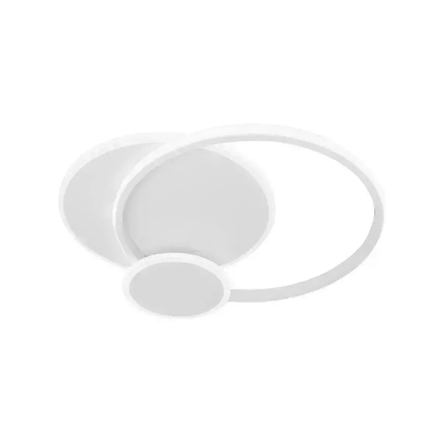 Lustra LED cu telecomanda SILVIAN, 58W, 3 Cercuri, lumina Rece/Calda/Neutra, Dimabila, Alb, imaginea 3