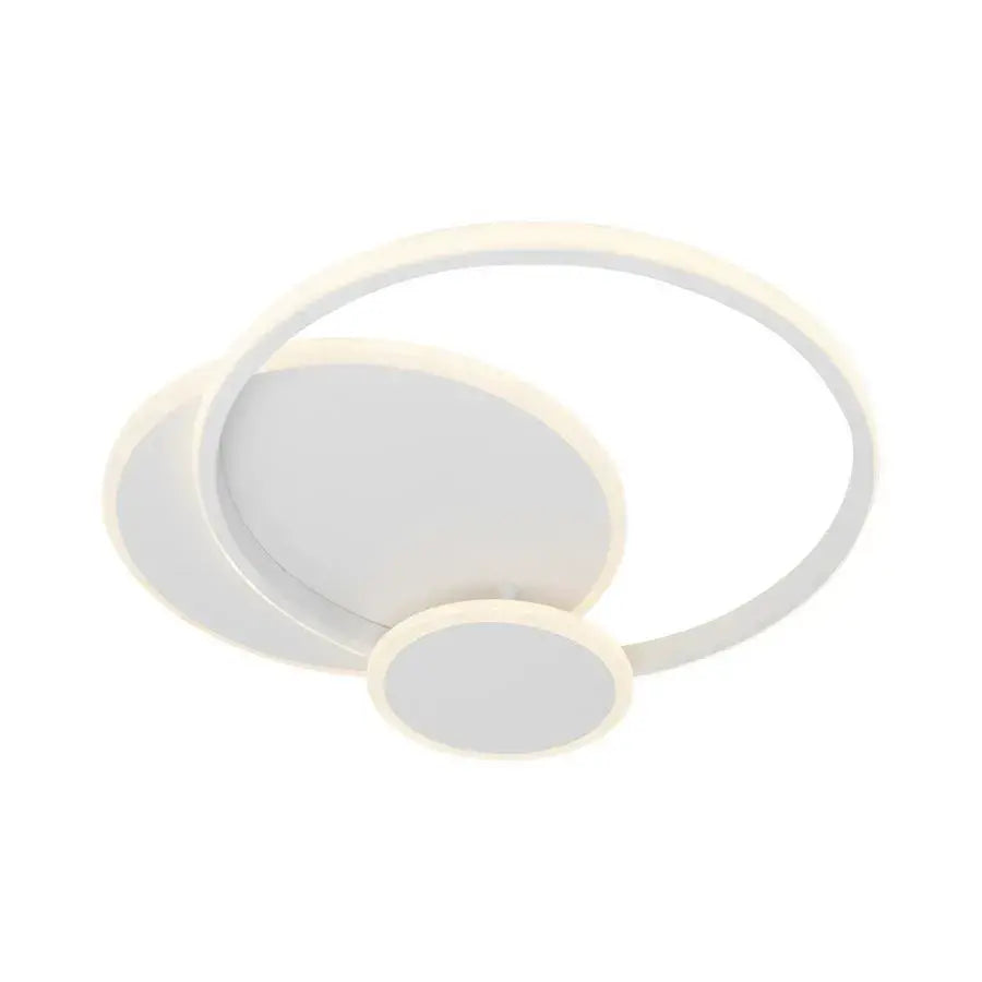 Lustra LED cu telecomanda SILVIAN, 58W, 3 Cercuri, lumina Rece/Calda/Neutra, Dimabila, Alb, imaginea 4