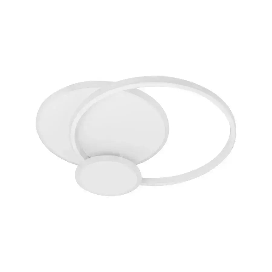 Lustra LED cu telecomanda SILVIAN, 58W, 3 Cercuri, lumina Rece/Calda/Neutra, Dimabila, Alb, imaginea 5