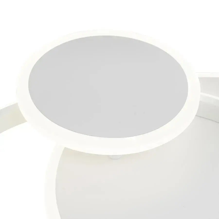Lustra LED cu telecomanda SILVIAN, 58W, 3 Cercuri, lumina Rece/Calda/Neutra, Dimabila, Alb, imaginea 2
