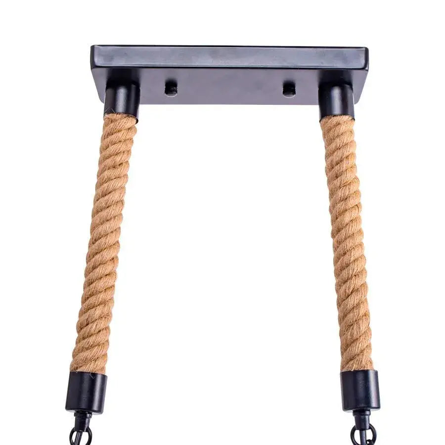 Lustra Traditionala, 2xE27, Maro, Metal si Sfoara