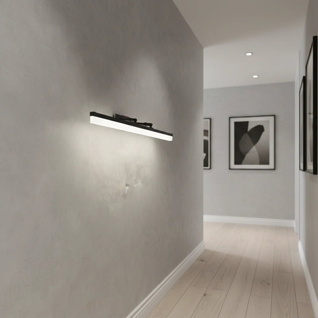 Aplica LED, MALAWI, 6W, liniara, lumina Calda/Neutra/Rece, Negru
