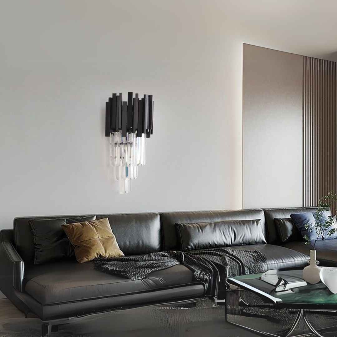 Aplica Candelabru Cristal BLOIS Piccolo, 2xE14, Negru, imaginea 8