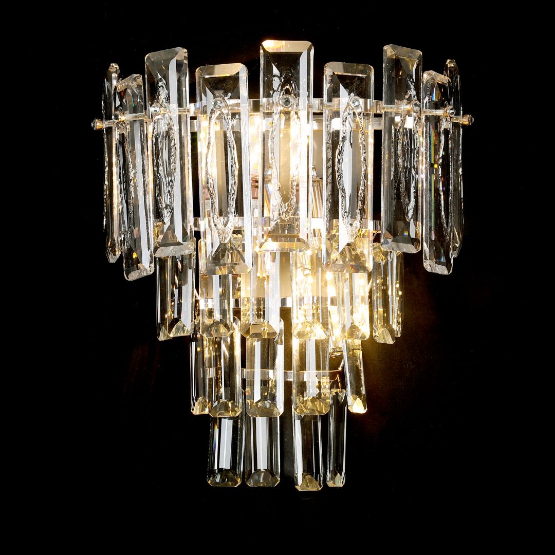 Aplica Cristal BELMONTE, 3x E14, Transparent
