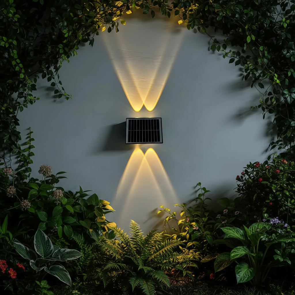 Aplica LED Exterior Solaris, 4 Surse de lumina, Lumina Calda, Negru, imaginea 1