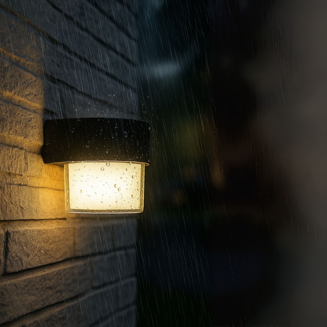 Aplica LED Exterior MIRA, 1 Sursa de lumina, Lumina Calda, Negru, imaginea 2