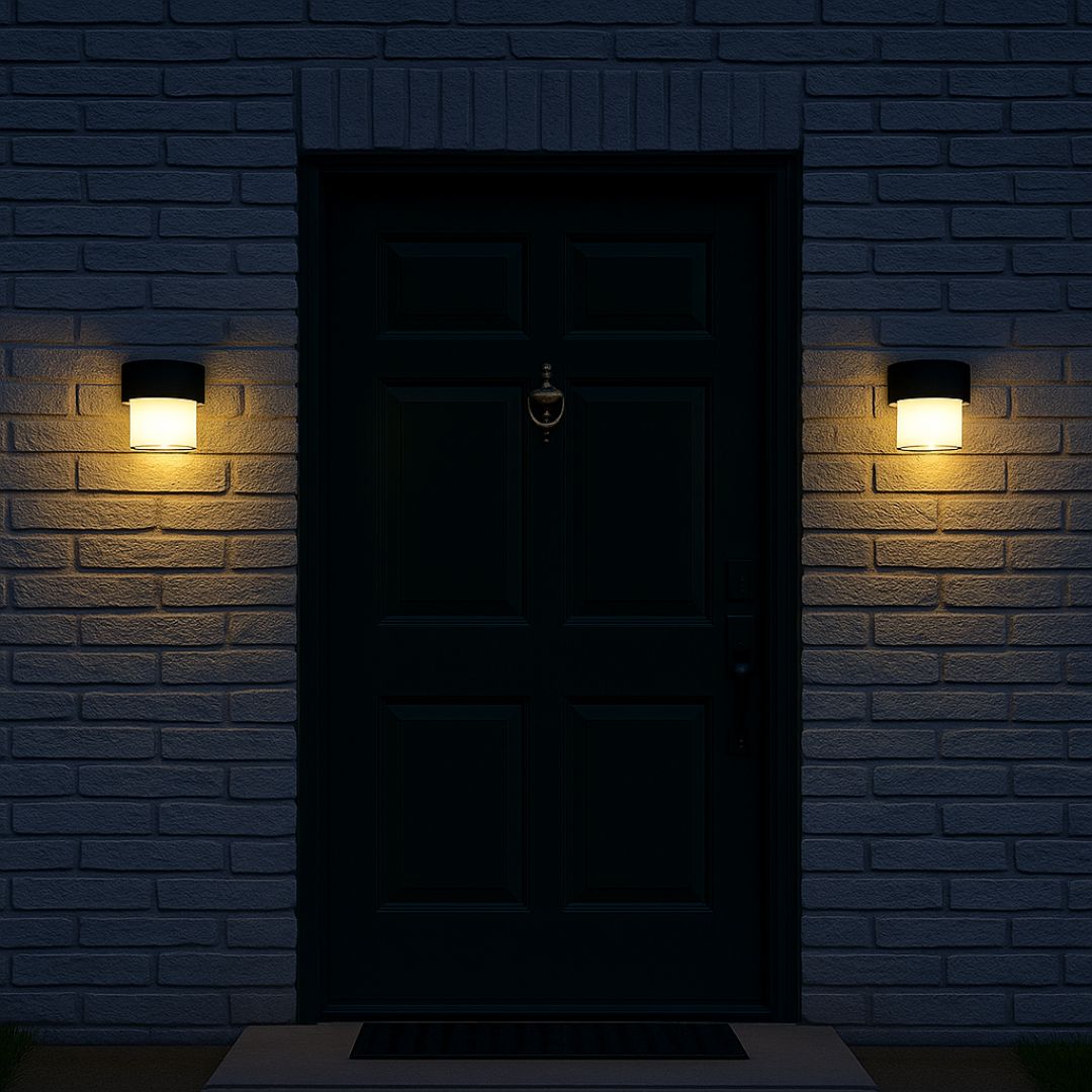 Aplica LED Exterior MIRA, 1 Sursa de lumina, Lumina Calda, Negru, imaginea 1