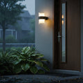 Aplica LED Exterior MIRA, 9W, 2 Surse de lumina, Lumina Calda, Negru