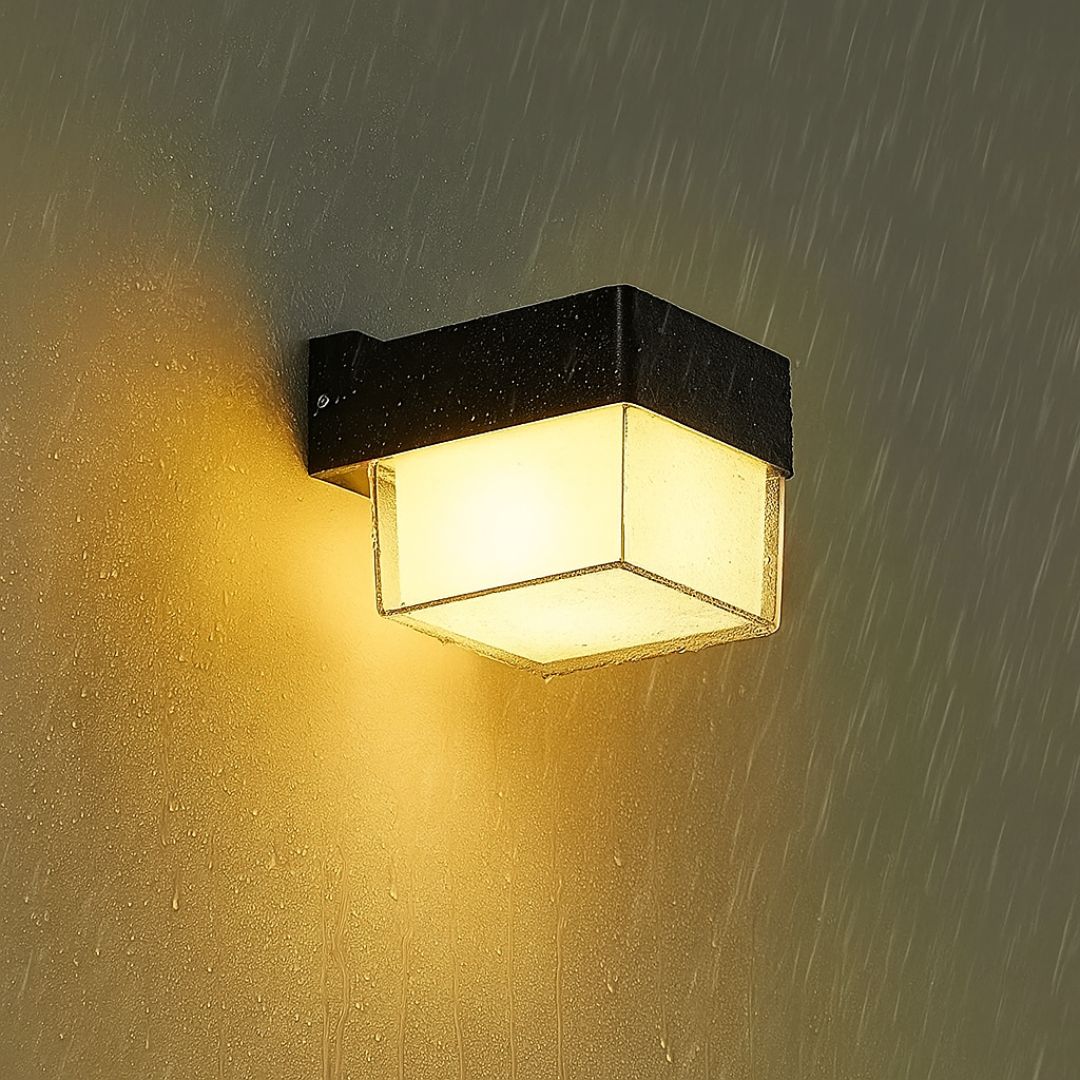 Aplica LED Exterior AMIRA, 1 Sursa de lumina, Lumina Calda, Negru, imaginea 3