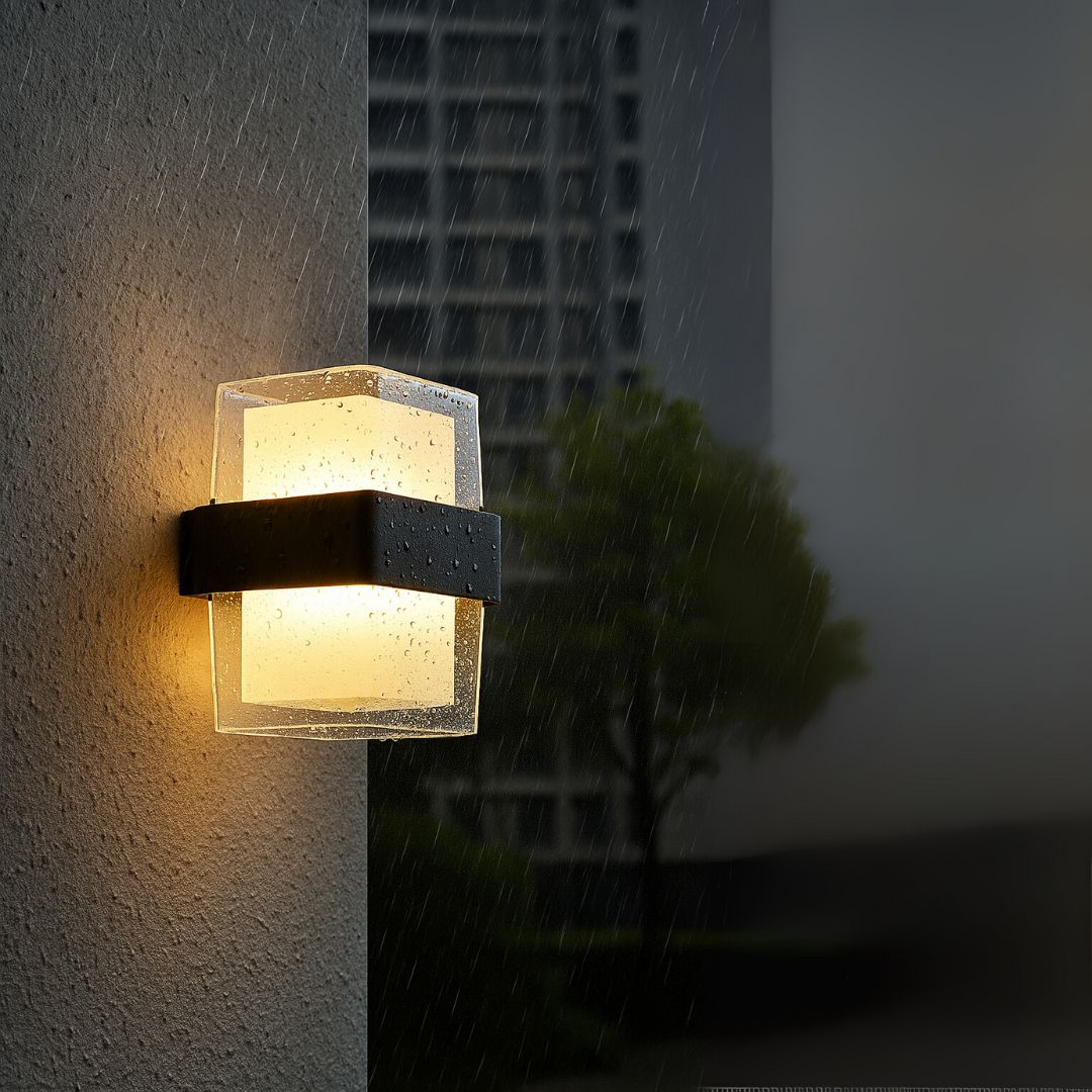 Aplica LED Exterior AMIRA, 8W, 2 Surse de lumina, Lumina Calda, Negru, imaginea 4