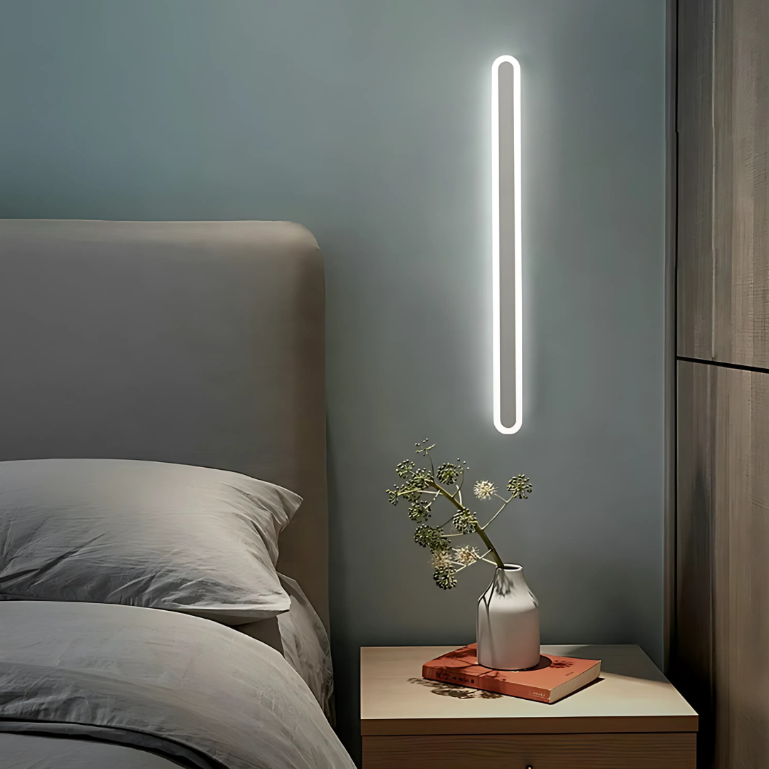 Aplica LED de Exterior SUHA, Lungime 60cm, 8W, IP65, Metal, Liniar, Alb, imaginea 4
