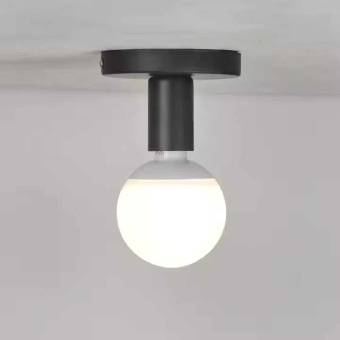 Lustra MODERNIST Mono 1x E27, Negru, Design Modern