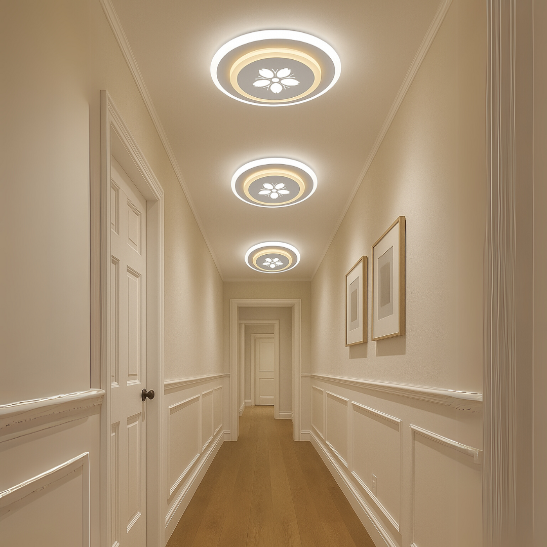 Lustra LED GUARELLA, 39W, Rotunda, lumina Rece/Calda/Neutra, Alb