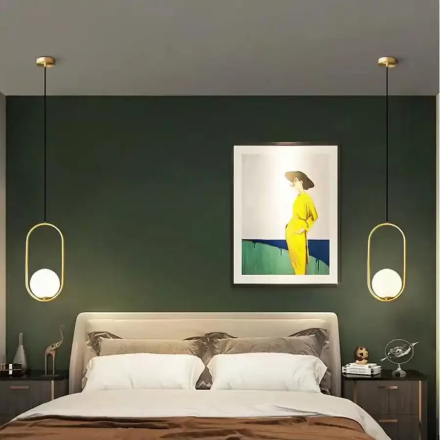 Lustra LOFT Gallery Modern, 1x E27, Alb Auriu, Metal, Inaltime Reglabila, imaginea 4