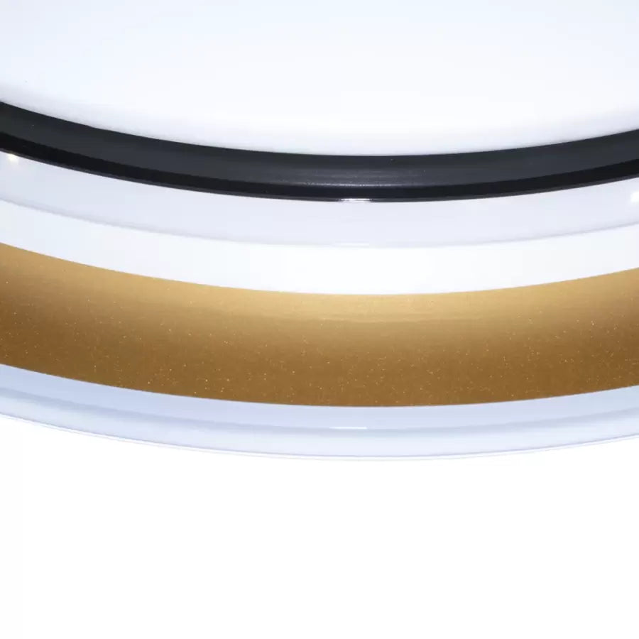 Plafoniera LED Galina 96W, Alb, Negru si Auriu