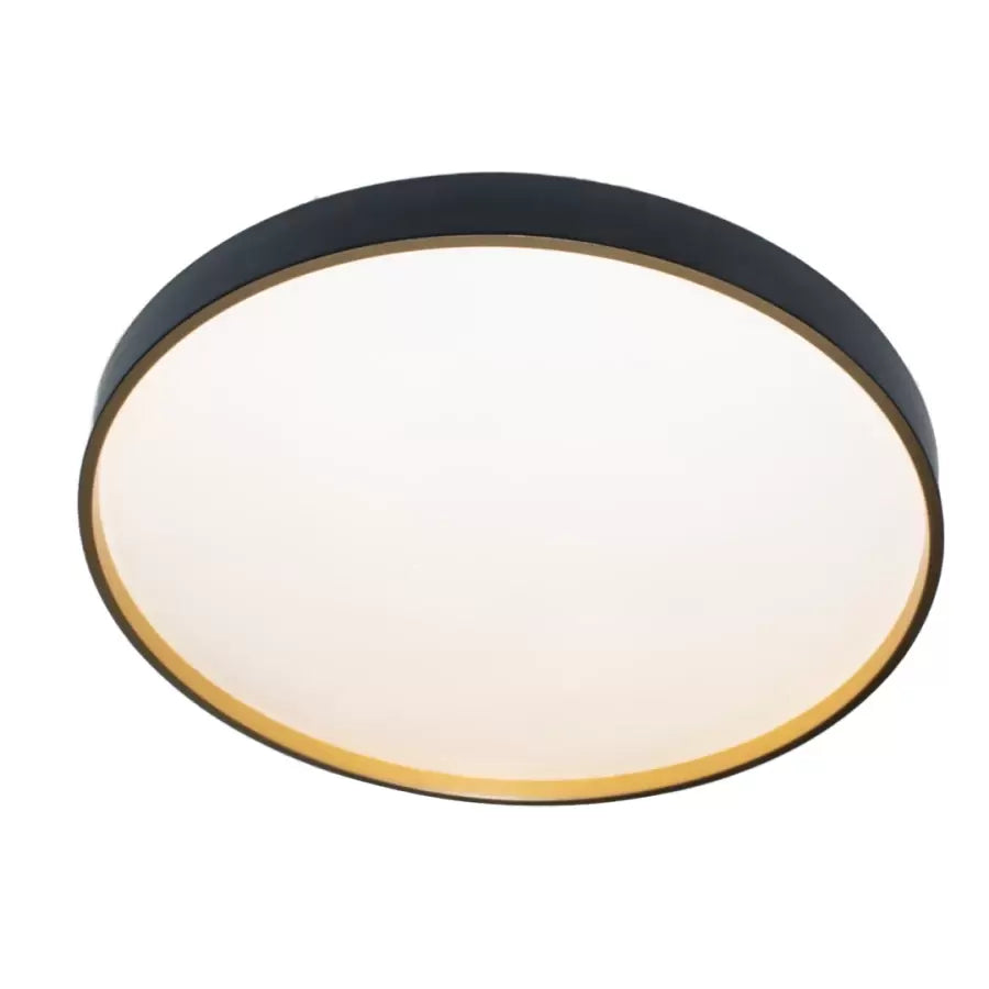 Plafoniera LED Fantas 46W, Rotunda, Abs, Alb si Negru