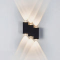 Aplica LED AX232, Exterior, 6 Surse, 6W, Negru, 3000K