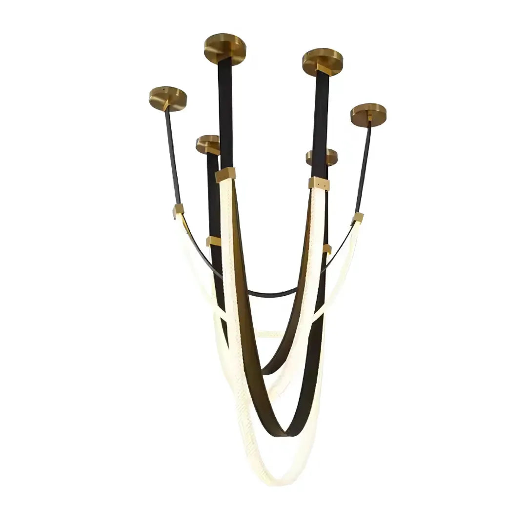 Candelabru Modern, LED, ARIA Largo, 31W, lumina Calda, Negru