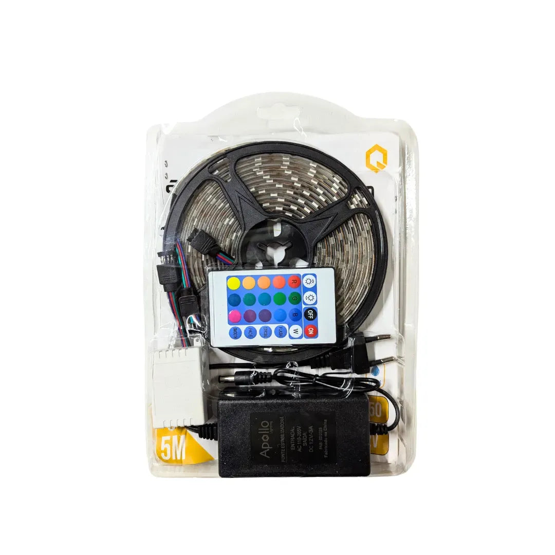 Kit Banda LED 5050 5m cu telecomanda, RGB, 10W/m, 5m, IP44, imaginea 5